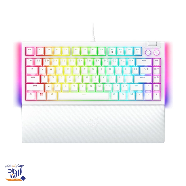 کیبورد Razer Blackwidow V4 75% - نسخه سفید